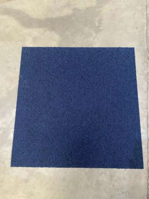 Carpet Tiles 50x 50cm PER TILE Domestic Retail Office Floor DARK BLUE QUALITY