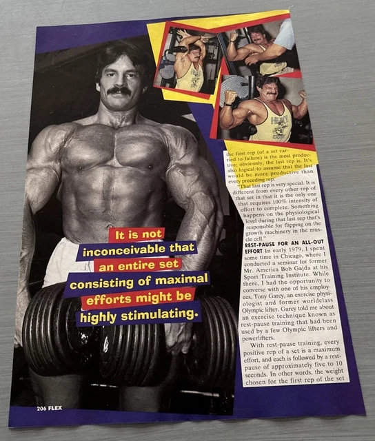 Photo Vintage Originale De 1977 - Mike Mentzer, Paulette Goddard Et Franco Columbu