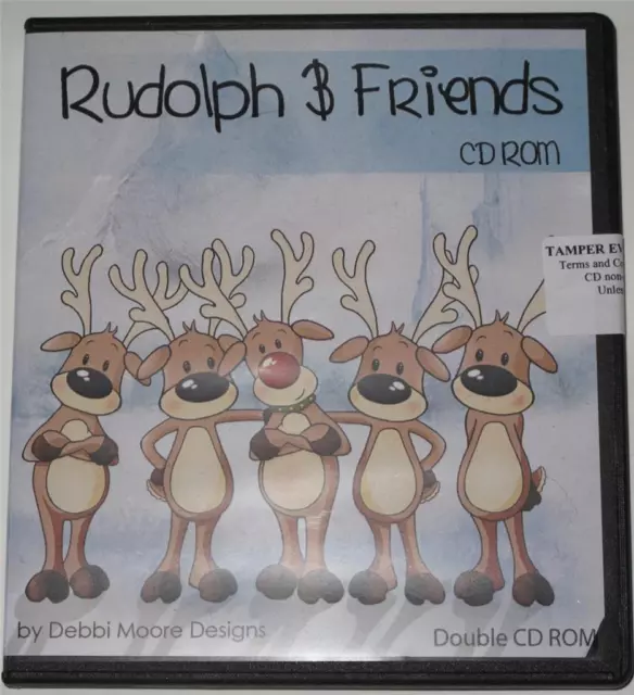 Debbi Moore Designs Rudolph & Friends Double CD Rom (291356)