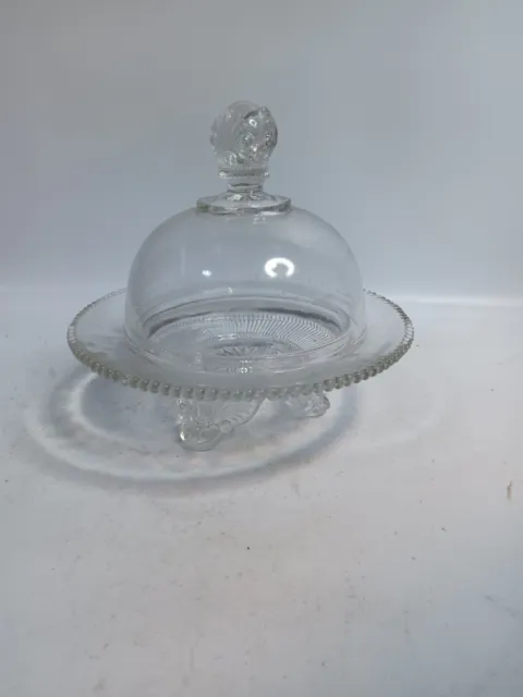 Antique Footed Butter Dome #28