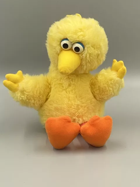 Vintage 1995 Tyco Sesame Street 14 Inch Big Bird Plush Stuffed Animal Toy