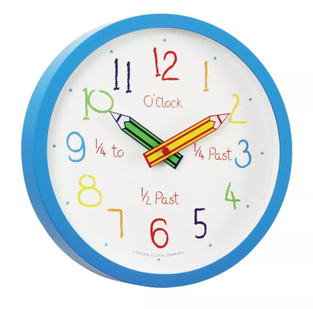 London Clock Company Kinder Erfahren Sie Farbe Und Zeit Lern Wanduhr