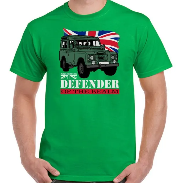 T-shirt 4x4 Off Roading Road 90 110 127 Of the Realm Uomo divertente 7