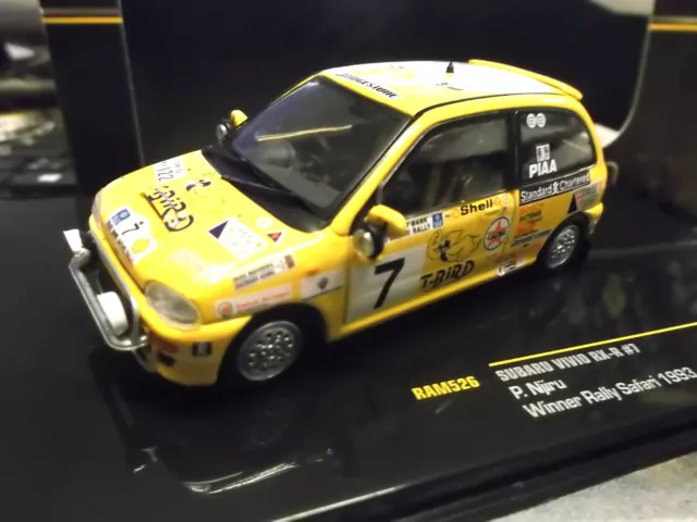 SUZUKI Vivio RX-R Rallye Safari 1993 #7 Njiru Winner RAM526 IXO 1:43