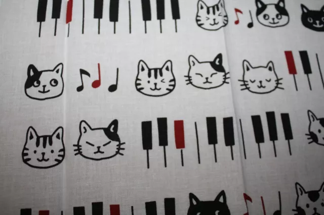 Supersüß! Tenugui jp.Tuch "Katzenserien" Katzen-Musik Kultur Made in Japan!