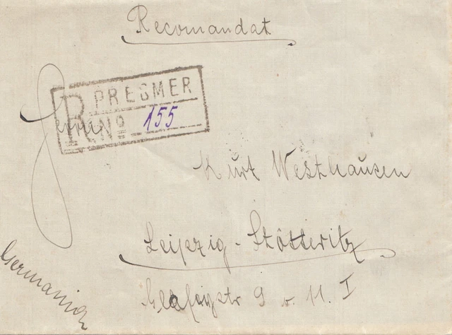 Rumänien: 1927: Presmer nach Leipzig