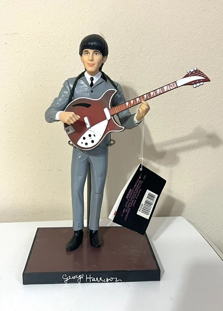Beatles George Harrison rare 1991 doll Apple Corps Hamilton stand tag Figurine Beatles George Harrison rare 1991 doll Apple Corps Hamilton stand tag Figurine