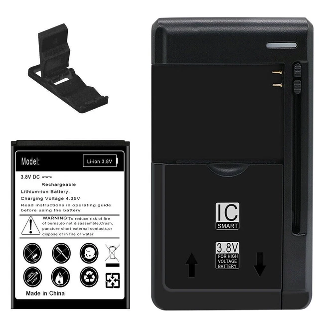 High Power 1600mAh Extra Battery Charger Bracket for Consumer Cellular Doro 7050
