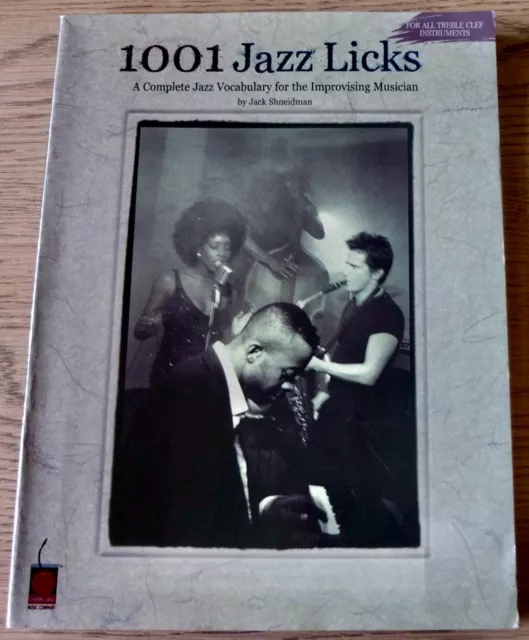 1001 Jazz Lecks Für Dreischlüsselinstrumente Blattnotenbuch (2000) Usa