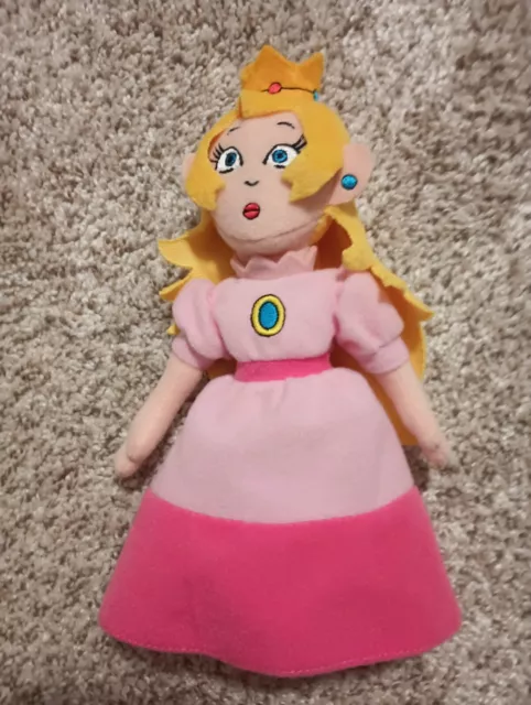 1997 BD&A Nintendo 64 Princess Peach RARE HTF Bean Bag Plush