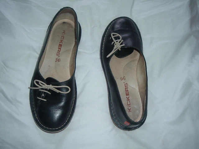 CHAUSSURES FEMME SIRMIONE T 36 CUIR MARRON AS KICKERS 16€ ACH IMM FP com MOND RE