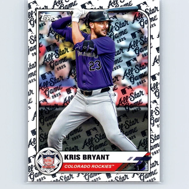 MLB   KRIS BRYANT 直筆サインカード 2025 TOPPS MLB All-Star Game Greats Kris Bryant Autographed
