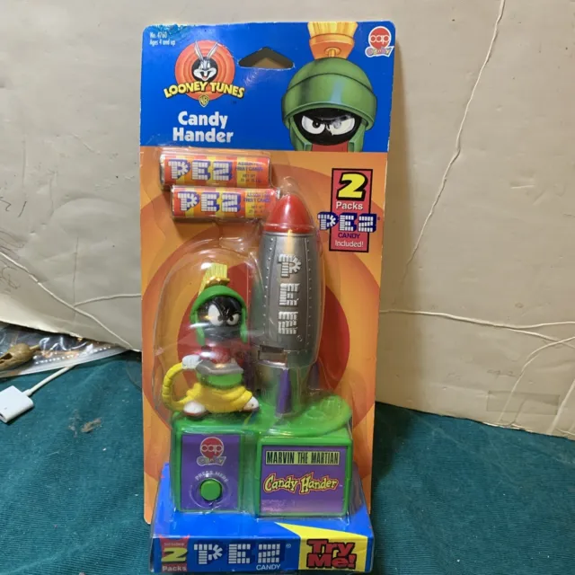 Pez 1998 Marvin The Martian Candy Hander Looney Tunes