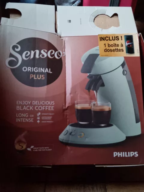 Machine a cafe Senseo et 300 dosettes Original + Crema + CSA210/23