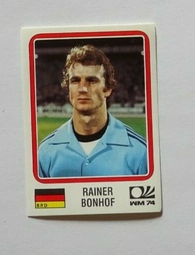 Panini WC Story,Nr.64,Rainer Bonhof,WM1974,gut erhalten,