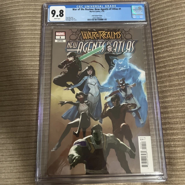 War Of The Realms: New Agents Of Atlas #1 1:25 Park Variant Cover CGC 9.8