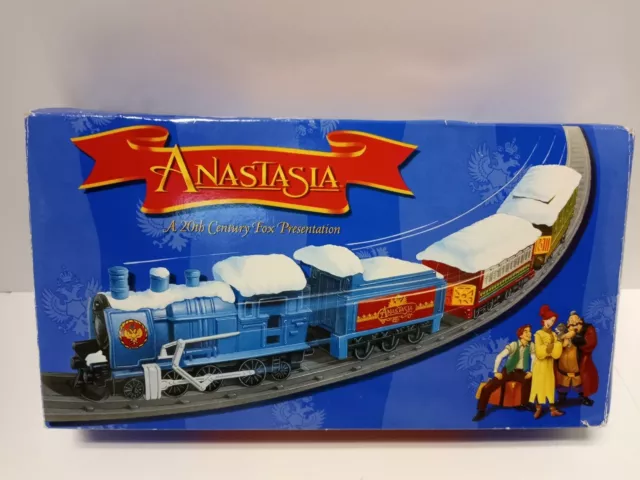 Disney Anastasia Toy 4 Car Train and Railroad Track