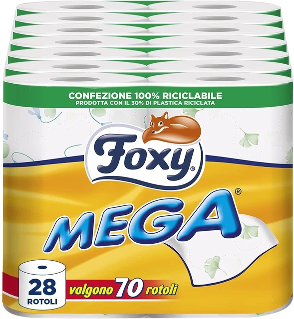 Foxy Mega Carta Igienica 28 Rotoli