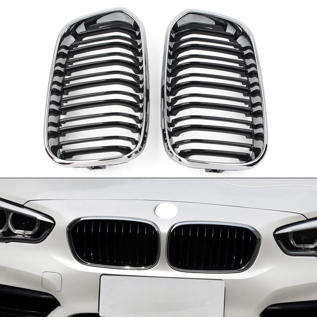 Gangying F40 Nieren Zwarte Radiatorgrille voor BMW 1er F40 Nieren Zwart F40 Grill Gloss Zwart Dubbele Brug Sport Radiatorgrille 2020 2021 2022 2023 2024