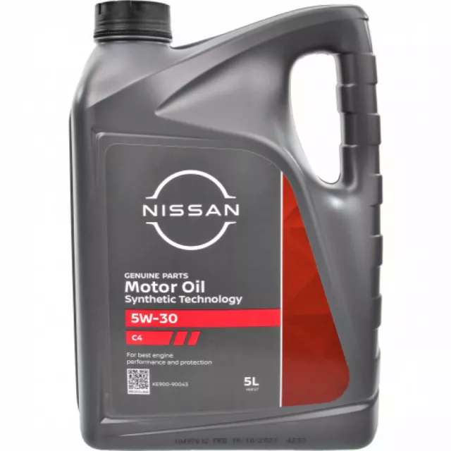 Genuine Nissan DPF Oil 5W30 5 Litres / Ltr All Diesel Engines KE90090043