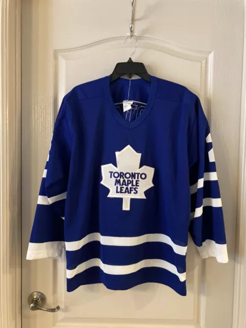 Vintage Toronto Maple Leafs CCM Dmitri Yushkevich Hockey Jersey Mens Medium
