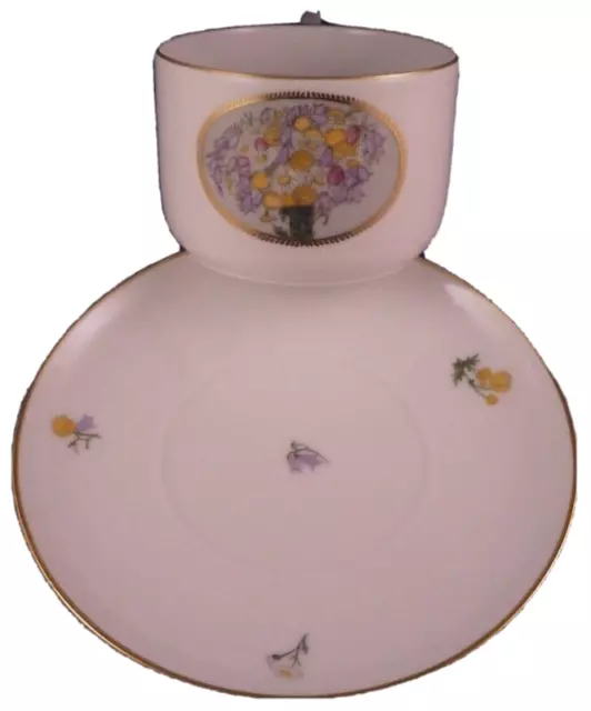 Art Nouveau Nymphenburg Porcelain Rudolf Sieck Cup & Saucer Porzellan Tasse #4