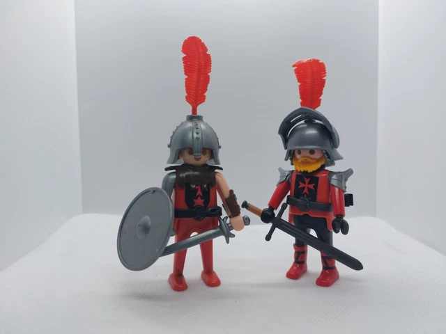 2 X TEMPLIER CROISÉ B PLAYMOBIL Jérusalem TEMPLIER CROISÉ Personnalisé RARE