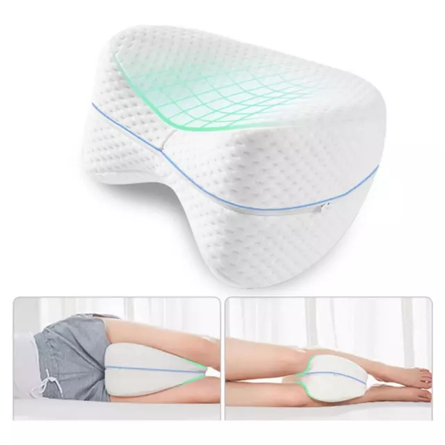 Cuscino Ortopedico Leg Pillow Per Gambe Ginocchia Supporto Schiena Memory Foam