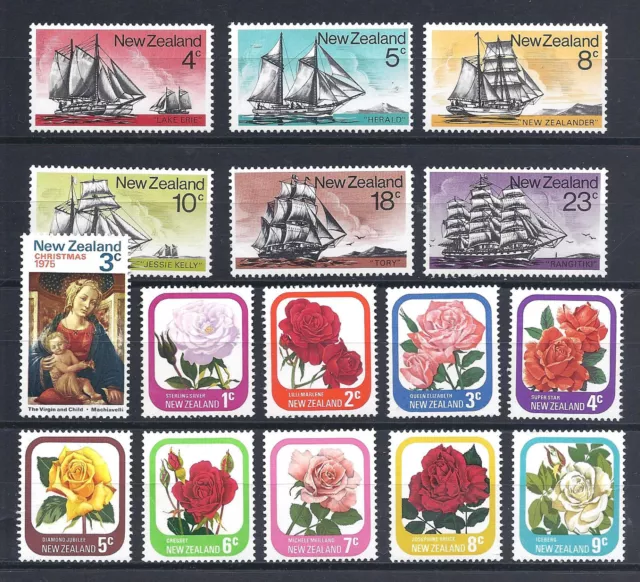 Neuseeland - postfrische Marken aus 1975