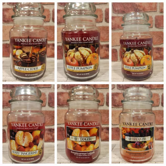 USED Yankee Candle Large Housewarmer 22oz CHOOSE YOUR SCENT BUY MORE & SAVE