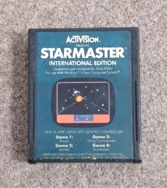 #AT 10 Spiel "Starmaster" für Atari 2600 von `ActiVision`