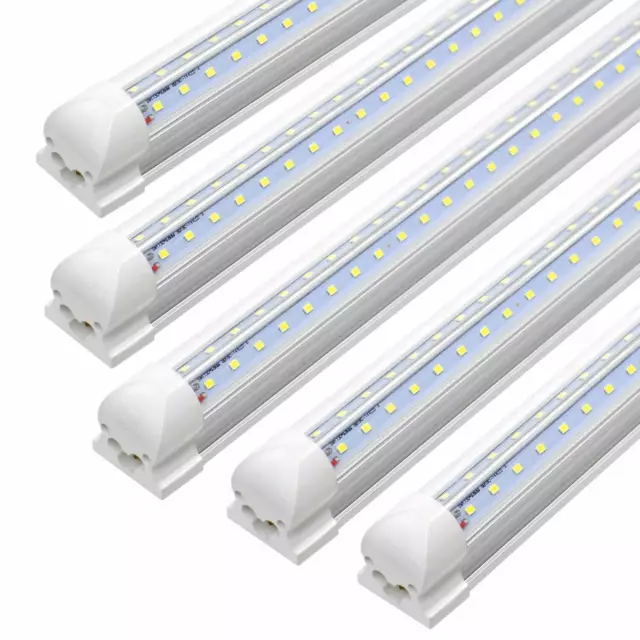 25 Pack T8 4FT LED Tube Light Bulbs 36W 6500K 4Foot LED Shop Light Fixtures