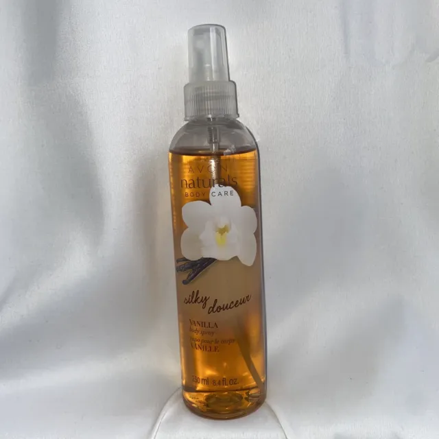 Avon Naturals Body Care Silky Douceur Vanilla Body Spray 8.4 fl oz