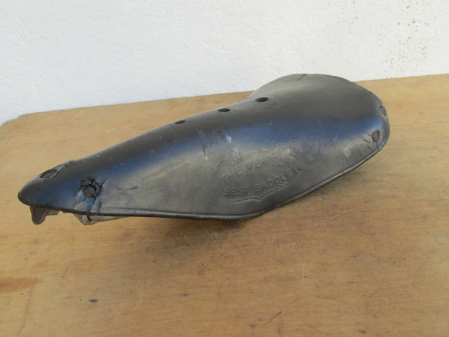 Ancienne Selle De Vélo Course Cuir MEILLEURE - Fabriquée En France - Vintage Route