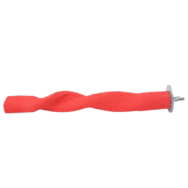 Holz Vogel Barsch Frosted Rod Standing Frame Stand Pole Papagei Kauen Bitin Obd