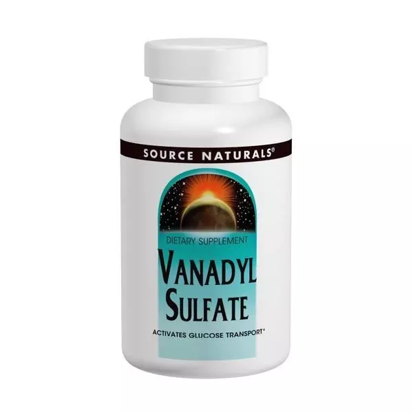 Source Naturals Vanadyl Sulfate 10mg 100 Tablets, Glucose Metabolism Blood Sugar