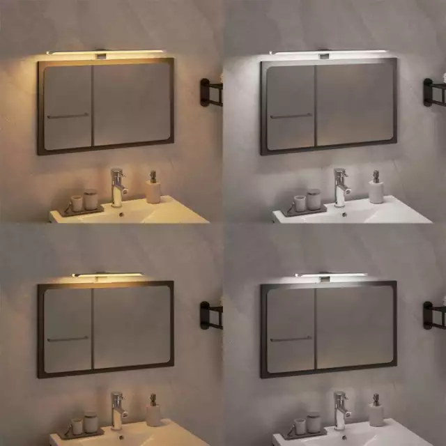 LED Mirror Light Decor Cold White/Warm White 30x10.5x4 cm/50x10.5x4 cm vidaXL