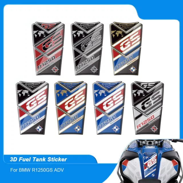 3D Gel Vinyl Fuel Tank Pad Decal Sticker For BMW 2019-2022 R1250GS Adventure