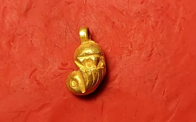 Authentic  Ancient  Roman/Sassanian gold bead  circa 200-600 AD