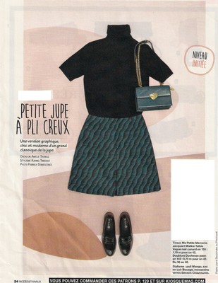 PRIMA patron JUPE taille 36 40 44 CACHAREL 