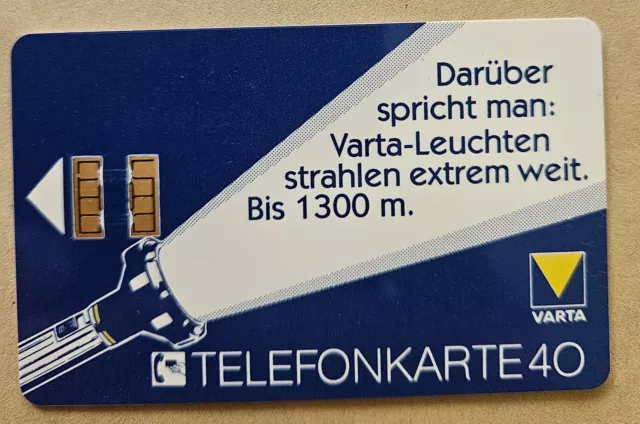 K 91 / 90 Telefonkarte Varta Leuchten -  unbenutzt voll 1,50 DM 2
