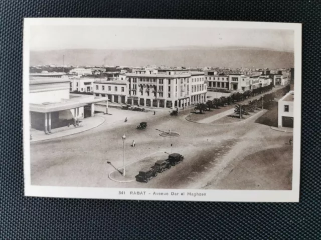 CPA RABAT - Avenue Dar el Maghzen