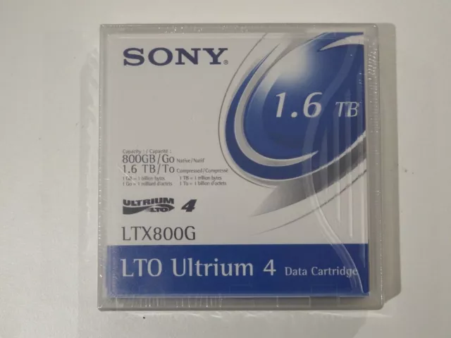 5x Sony LTX800G 800GB / 1.6TB LTO-4 Ultrium Tape Data Cartridge