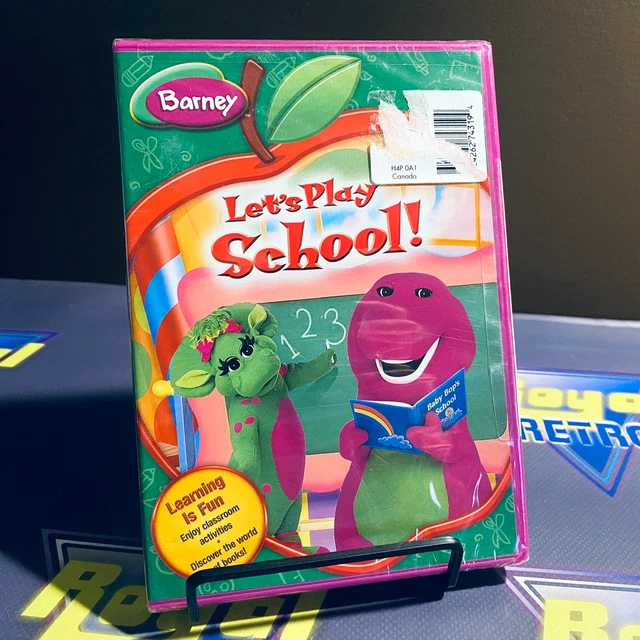 BARNEY - LETS Play School (DVD, 1999 HIT Entertainment) Pink Case $27. ...
