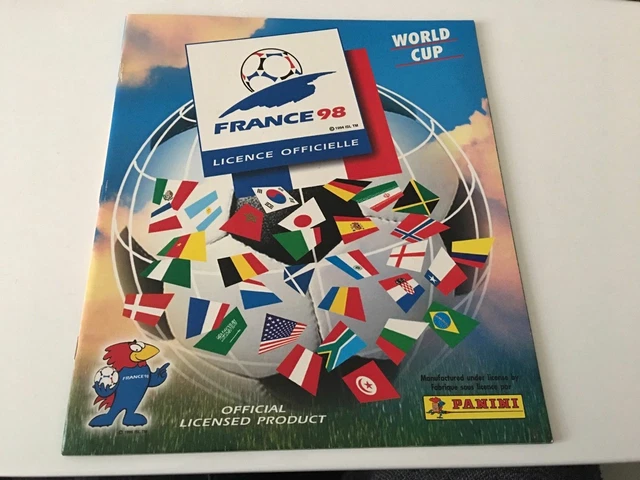 Autocollant Panini France 98 - Rookie Thierry Henry Dos, Excellent état, Rare, Coupe Du Monde