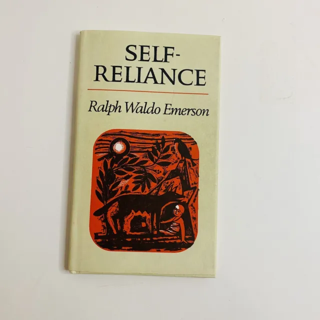 Vintage Ralph Waldo Emerson SELF RELIANCE Book 1967 Peter Pauper Press Hardback