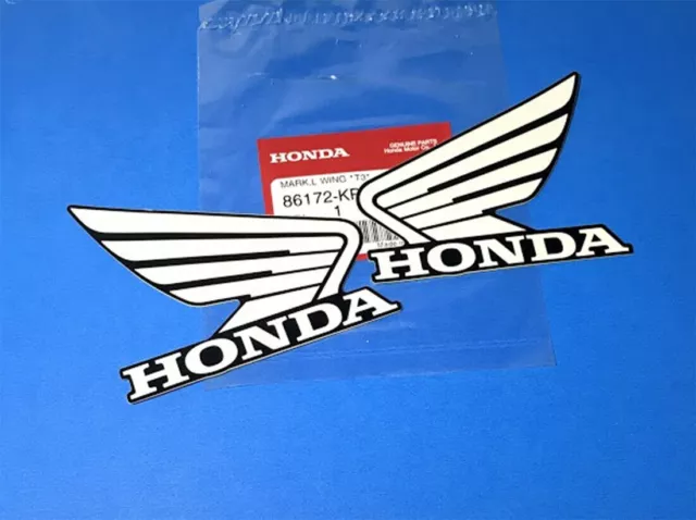 Honda Logo Sticker Mark Wing Decals Cbr 125 150 250 300 600 900 1000 Cb NSR 90mm