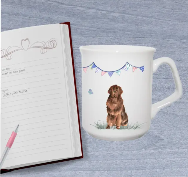 Newfoundlan  dog Mug  gift idea ' Life is better with a newfoundland'