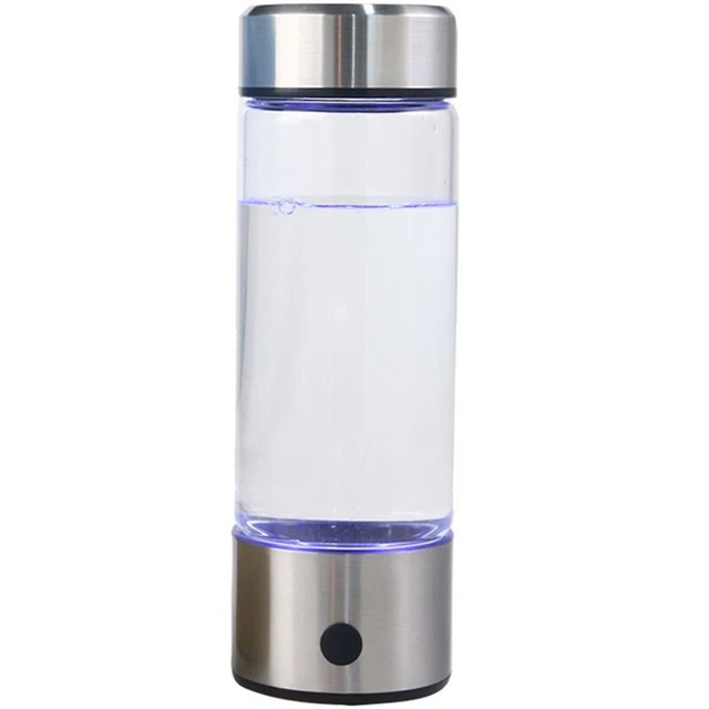 Bottiglia Acqua Idrogeno 350ml Con Tecnologia SPE/PEM - Generatore