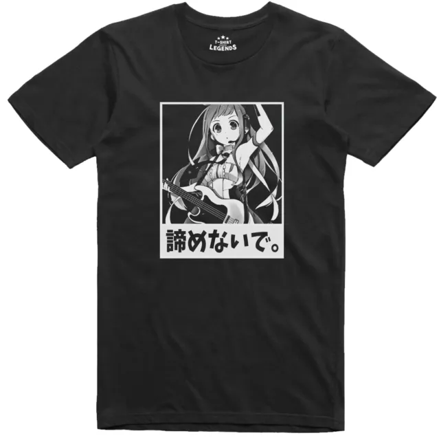 Hombre Anime Camiseta Manga Rock Chica Japonés Geek Corte Normal Camiseta